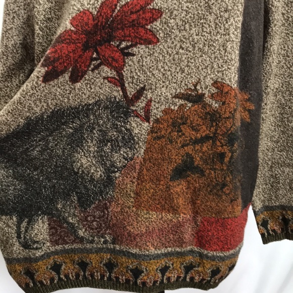 Etro Lion Wool Cashmere Sweater - Picture 4 of 9